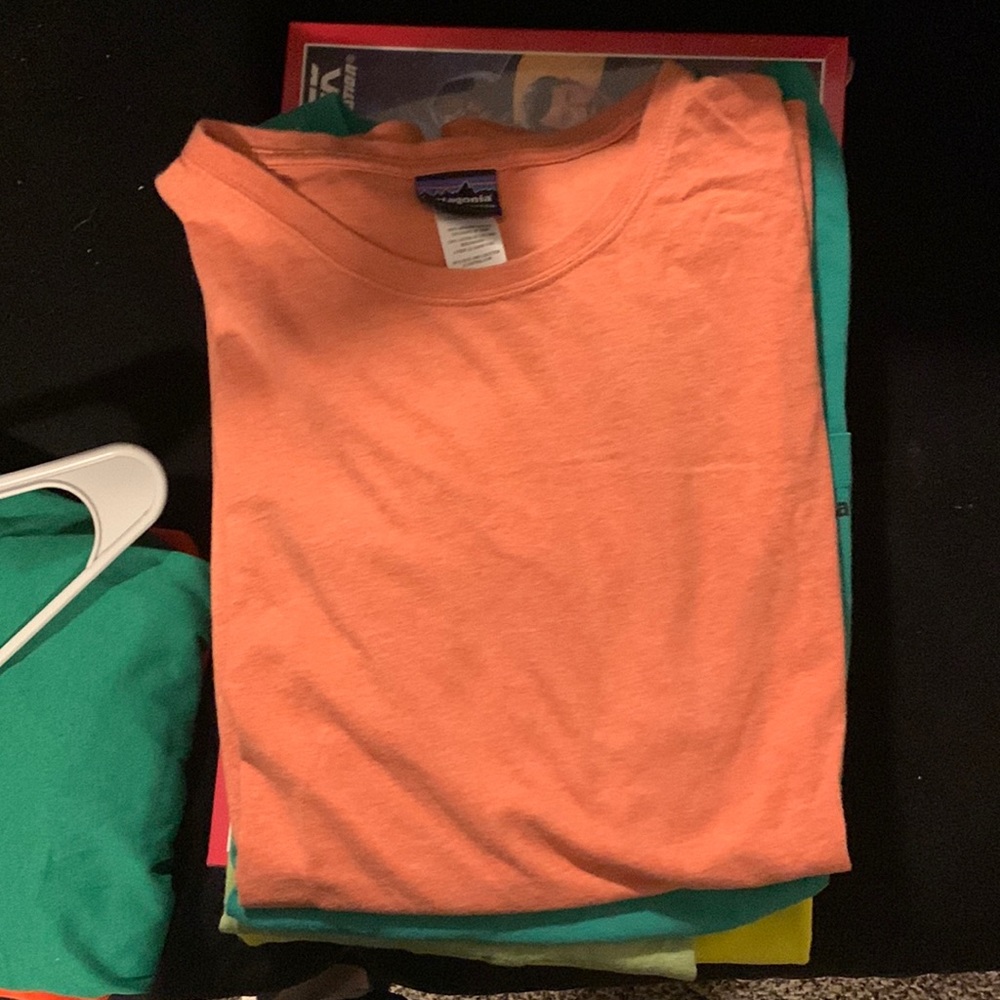 Patagonia First shirt is xl the other three are all large